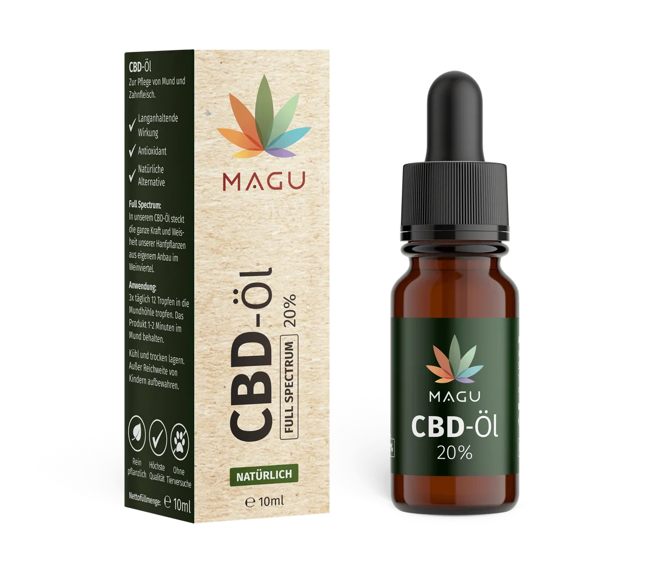 CBD Öl 20% 10ml Vollspektrum Tropfen kaufen 1060 Wien - Magu