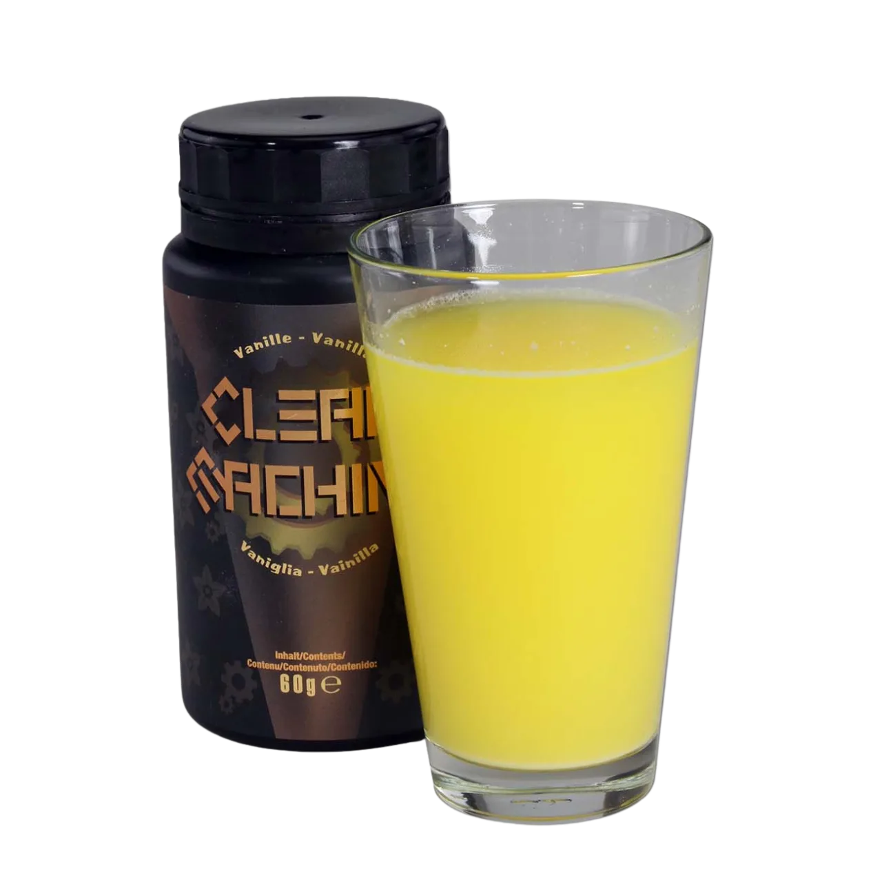 Clear Machine 2.0 Drink Mix Vanille Dose 60g mit B-Vitaminen und Kreatin