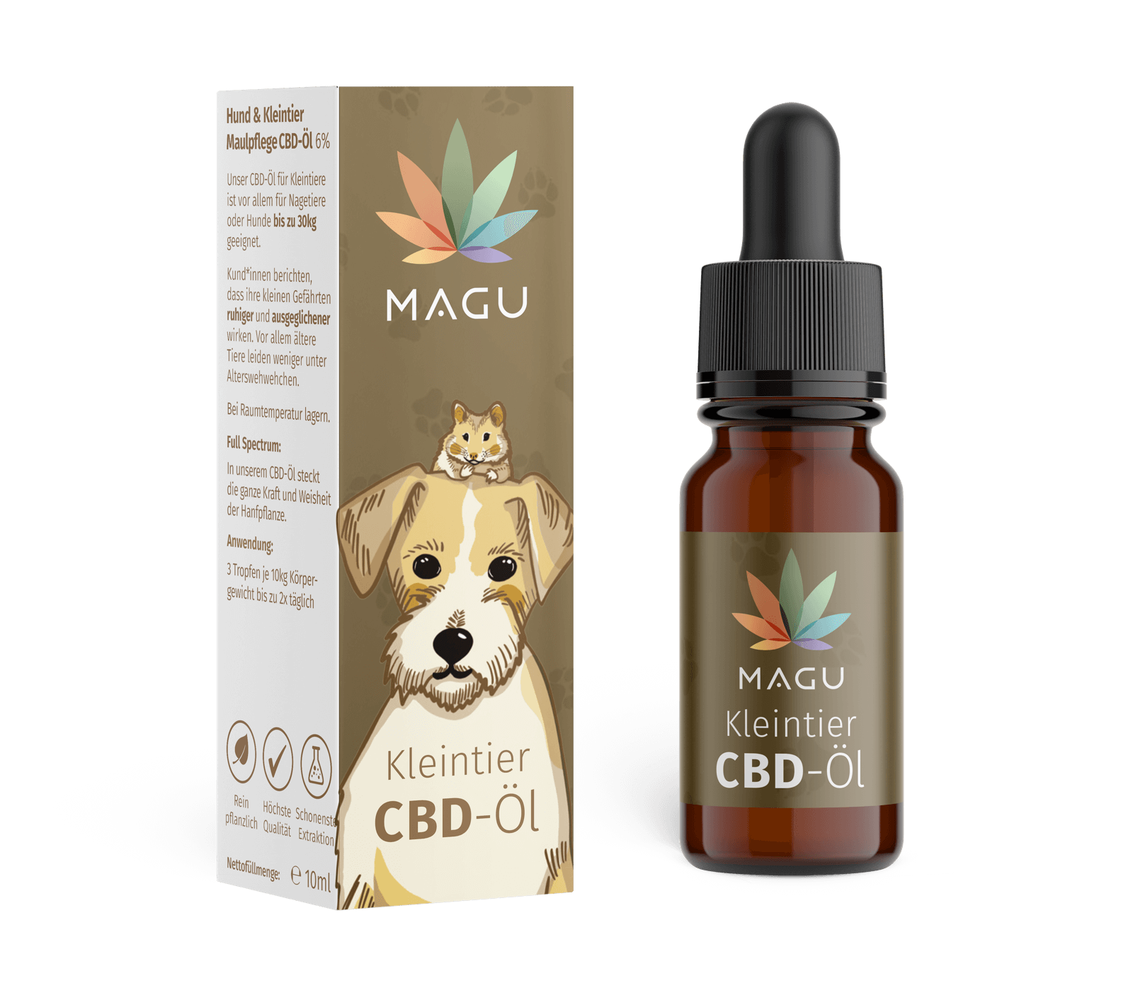 Aceite de CBD ecológico para animales